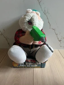 Peluche Costruttore Musicale Babbo Natale Animato Vintage Decorazione Natalizia - Foto 1 di 8