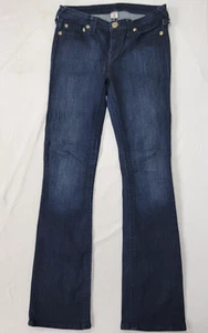 Pantalones de mezclilla para mujer True Religion azules talla 30 cintura entrepierna 32,5" BECCA BOOTCUT - Imagen 1 de 9