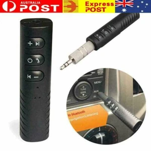 Wireless Bluetooth AUX Audio Stereo Music Home Car w. ne Receiver 3.5mm L2W4 - Picture 1 of 12