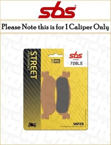 Yamaha YZF-R1 1000 2002-2003 [Rear Sintered Brake Pads] [SBS LS Series] - Picture 1 of 1