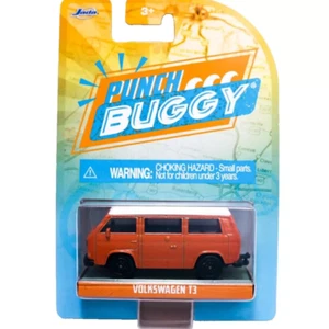 Jada Punch Buggy Slug Bug Volkswagen T1 Microbus Orange Diecast Model Car - Picture 1 of 2