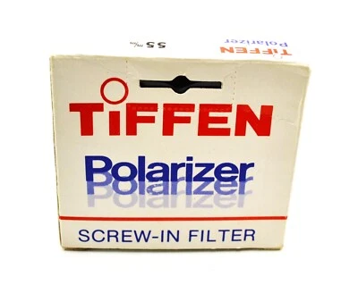 Tiffen Polarizer Filter 55mm NOS With Storage Pouch Lens Accessories Creative - Image 1 of 3