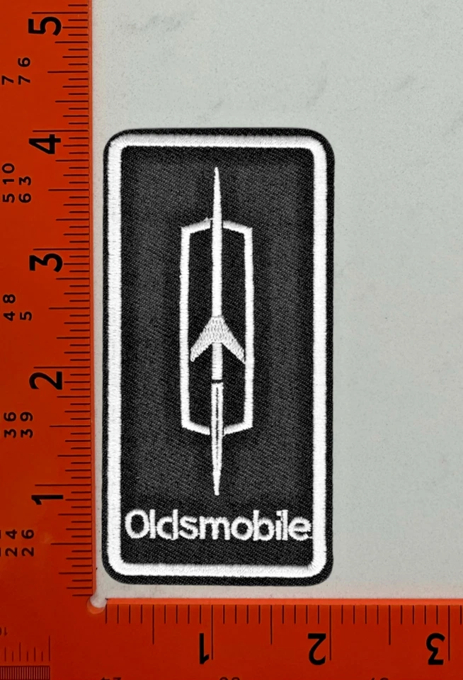 Oldsmobile Auto Patch – Embroidered Iron-On Sew-On Classic Car Logo Badge - Image 1 of 1