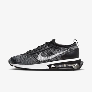 DJ6106-001 Nike Air Max Flyknit Racer Schwarz Weiß Herrenschuhe Sneakers - Picture 1 of 8