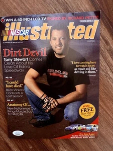 Tony Stewart Autogramm Vintage Nascar Illustrated signed JSA - Bild 1 von 1