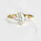 Moissanite Ring Engagement Ring Wedding Rings for Women Anniversary Gift for Her