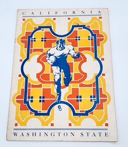 ESTADO DE WASHINGTON en CALIFERIA - PROGRAMA DE FÚTBOL UNIVERSITARIO - 1929 - Imagen 1 de 6