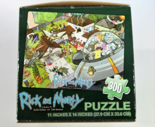 Rick and Morty Adult Swim 300 Piece Jigsaw Puzzle Loot Crate Exclusive - NEW -