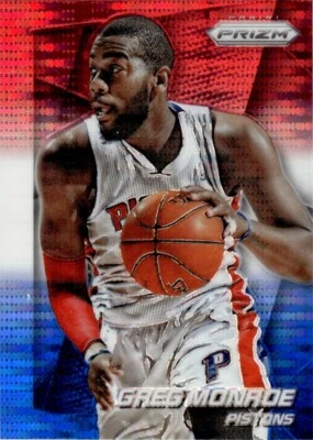 2014-15 Panini Red White Blue Pulsar Greg Monroe Detroit Pistons #103 - Image 1 of 2