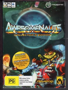 AwesomeNauts Collector's Edition PC CD-ROM Game MOBA Platform Fighting Adventure - Picture 1 of 9