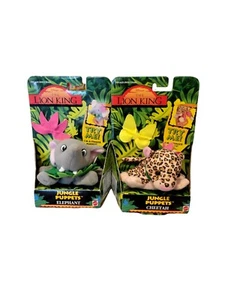 Vintage 1994 Disney The Lion King Jungle Puppets Play Scene Elephant and Cheetah - Picture 1 of 8