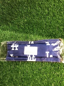 MLB LA DODGERS FACE MASK BRAND NEW WITH ELASTIC LOOPS - HANDMADE - Picture 1 of 10