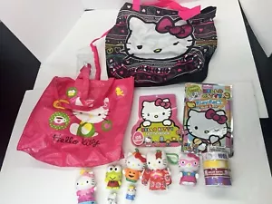 Lot Of 11 Sanrio Hello Kitty Figures McDonald’s Toys Bag Ribbon Tattoos Stickers - Picture 1 of 13