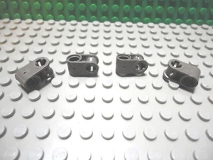 Lego 4 Classic Dark Gray technic axle pin joiner perpendicul connector short - Picture 1 of 1