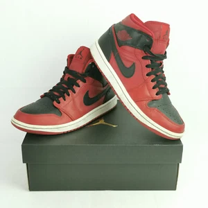 Nike Jordan 1 Reverse Bred Red Black Mid Sneaker Herren Größe 7 UK 41 EUR - Bild 1 von 11