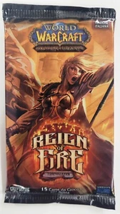 Wow TCG Reign Of Fire Italian Booster Pack Factory Sealed ( Loot Cards) - Imagen 1 de 1