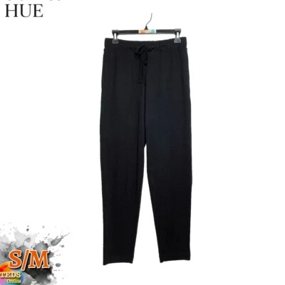 Pantalones de algodón para mujer PO Hue talla S/M negros Foto 1 de 4
