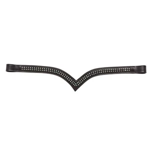 Caldene Diamante V Browband Brow band- 2 Row - COB - CLEARANCE - Picture 1 of 1