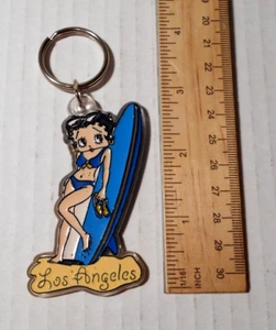 Llavero vintage Betty Boop Los Angeles Surfer 1997 licencia - Imagen 1 de 4