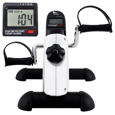 Mini Exercise Bike, Under Desk Bike Pedal Exerciser Portable Foot Cycle Arm &... - Image 1 of 4