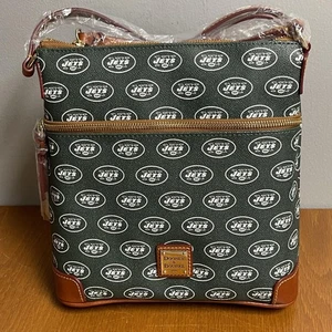 Dooney New York Jets Umhängetasche grün NFL Football Handtasche Weihnachtsgeschenk Mama - Bild 1 von 15