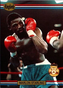 1991 RINGLORDS #28 MARLON STARLING WBA WELTERWEIGHT CHAMPION NM/M - Picture 1 of 2