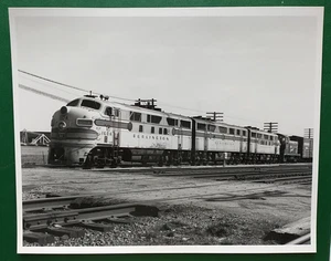 Chicago, Burlington and Quincy RR, EMD F3, 8x10 Black & White Photo Cola IL 1964 - Picture 1 of 3