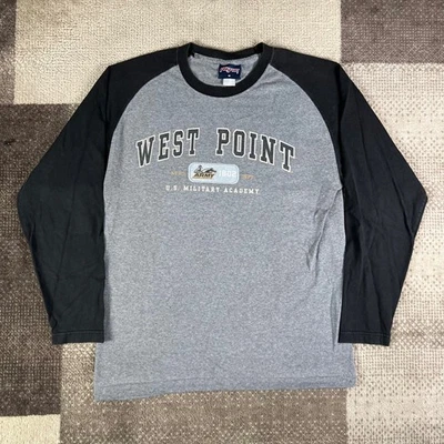 Camiseta De Colección Jansport West Point Academia Militar de Estados Unidos Manga Larga Para Hombre M Foto 1 de 4