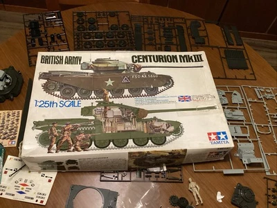 Vintage Model Kit Tamiya 30614 4500 British Army Centurion Mk III Scala 1/25 - Immagine 1 di 4