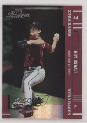 2005 Playoff Prestige Xtra Bases Red /150 Roy Oswalt #144 - Image 1 of 2