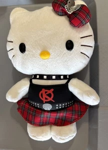 Peluche de colección Hello Kitty Punk Rock 2003 Hot Topic WhimsyGoth Y2K raro - Imagen 1 de 14