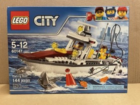 LEGO CITY: Fishing Boat (60147). NIB-Sealed, Retired.