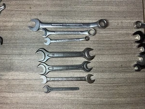 Lot Of 7 WGB Germany No. 220 Wrenches & Dowidat Metric Wrenches - 9mm - 19mm - Picture 1 of 9