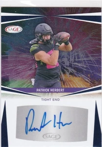 2025 Sage High Series Football - Patrick Herbert - #A-PH Prospect Auto - Picture 1 of 1