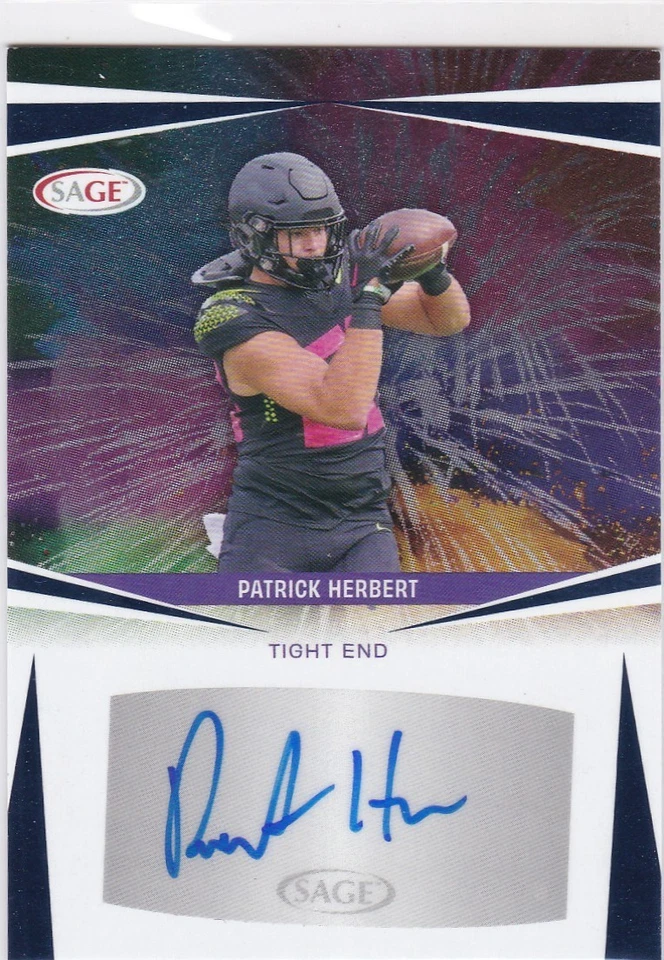 2025 Sage High Series Football - Patrick Herbert - #A-PH Prospect Auto - Image 1 of 1