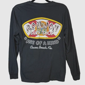 Brandneu Ron Jon Surf Shop Herren Langarm T-Shirt Schwarz Gr. S Baumwolle - Bild 1 von 10
