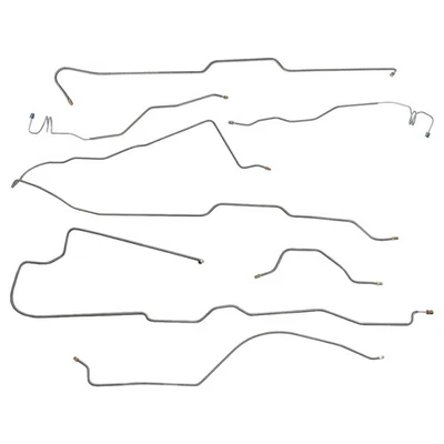 Kit Línea Freno Tubos Completo Disco Manual Modelo 20 Ejes 1977-79 CJ5 Inoxidable Foto 1 de 4