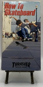 RARE 1995 Thrasher Magazine How to Skateboard VHS-Ollie Kick Flip Deck Setup-NR! - Picture 1 of 5