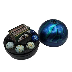 Rara Battaglia Bakusphere Blu Verde, Otto (8) Bakugan e Set di Carte - Foto 1 di 5