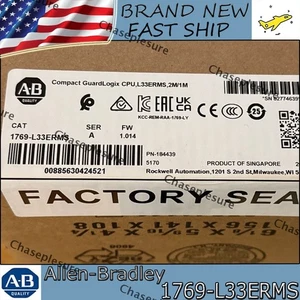 Nuevo Sellado NUEVO PLC 1769-L33ERMS / A Compact GuardLogix CPU 5370 Controlador - Imagen 1 de 9