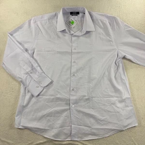 Camisa de Vestir Jones New York Signature Calce Ajustado Para Hombres Con Botones XL Blanca Formal - Imagen 1 de 8