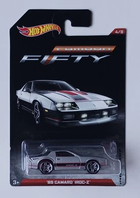 Camaro Fifty Series 85 2017 Hot Wheels IROC-Z coche con error ruedas grandes  Foto 1 de 4