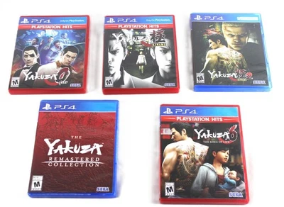 Yakuza PS4 Game Bundle Yakuza 0, Kiwami 1, 2, Remastered Collection (3, 4 &5), 6 - Image 1 of 4