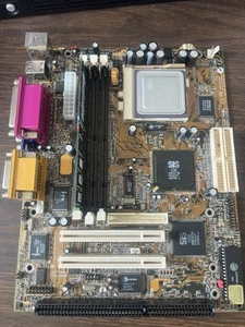 SIS 530 Motherboard Socket 7 AMD K6-2 with 32MB Ram No CPU - Bild 1 von 9