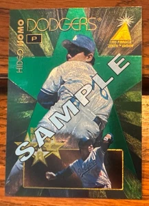 1995 Pinnacle Zenith Edition Rookie Roll Call Sample Hideo Nomo #7 NM-MT - Bild 1 von 2