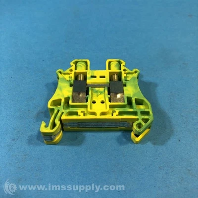 Phoenix Contact UT-10-PE Connector Terminal Block Ground 6-20awg FNIP - Image 1 of 4