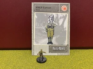 Axis & Allies Miniatures, World War II, Japan, SNLF Captain Soldier, 38/45 - Bild 1 von 1