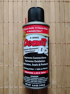 Hosa D5S-6 CAIG DeoxIT 5 % Spray Kontaktreiniger, 5 Unzen 5 oz. - Bild 1 von 2