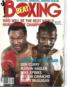 MAI 1986 BOXING BEAT MAGAZIN MICHAEL SPINKS LARRY HOLMES CURRY HAGLER MCGUIGAN - Bild 1 von 1