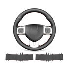 DIY Custom Interior Leather Car Steering Wheel Cover Wrap For Dodge Dart 2013-20